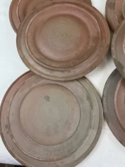 Assiettes en grès