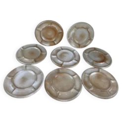 Assiettes en grès