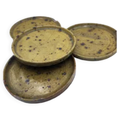 Assiettes en grès Deblander