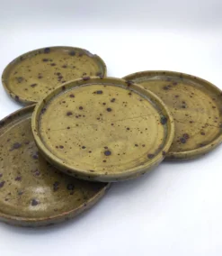 Assiettes en grès Deblander