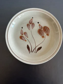 Assiettes en grès mat
