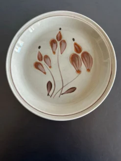Assiettes en grès mat