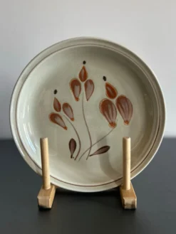 Assiettes en grès mat
