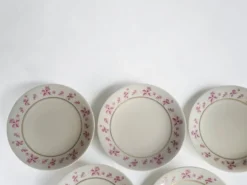6 assiettes en porcelaine de Limoges - Raynaud & Cie