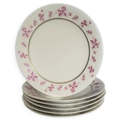 6 assiettes en porcelaine de Limoges - Raynaud & Cie