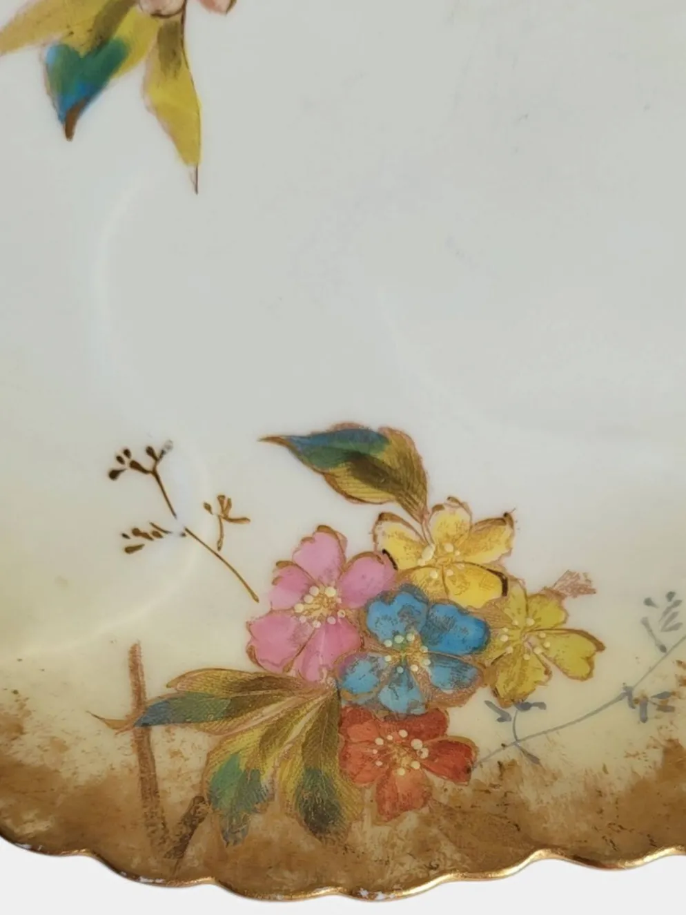 8 assiettes en porcelaine de Limoges, Martial Redon / Art Nouveau
