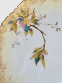 8 assiettes en porcelaine de Limoges, Martial Redon / Art Nouveau