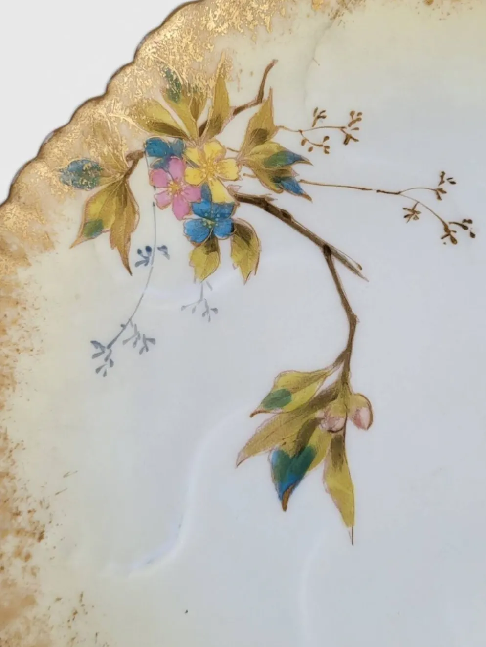 8 assiettes en porcelaine de Limoges, Martial Redon / Art Nouveau
