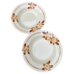 2 assiettes faïence française