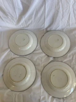 Assiettes à fleurs