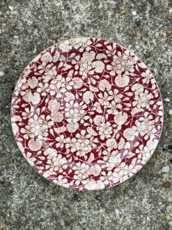 Assiettes fleurs en faience