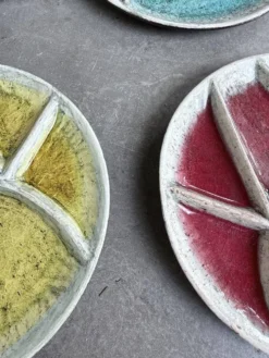 Assiettes à fondue Hugo Kohler