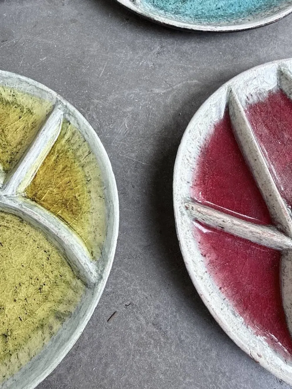 Assiettes à fondue Hugo Kohler