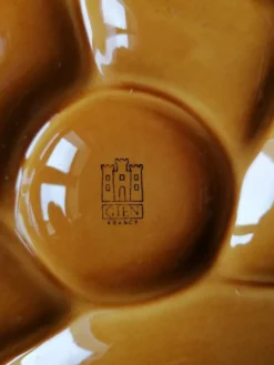 6 assiettes Gien à compartiments