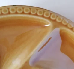 6 assiettes Gien à compartiments