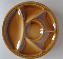 6 assiettes Gien à compartiments