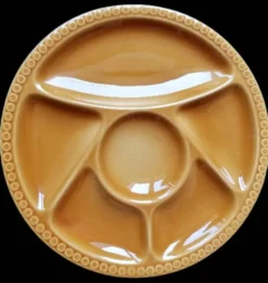 6 assiettes Gien à compartiments