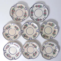 8 assiettes Henriot Quimper