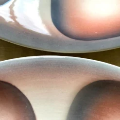 Assiettes à huitres Digoin années 60