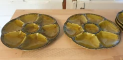 Assiettes à huitres Gien