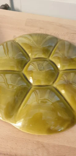 Assiettes à huitres Gien