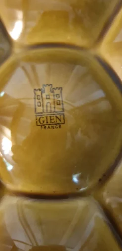 Assiettes à huitres Gien