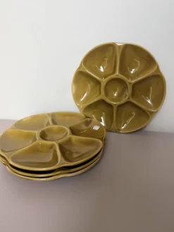 4 assiettes à huitres Gien 2106171