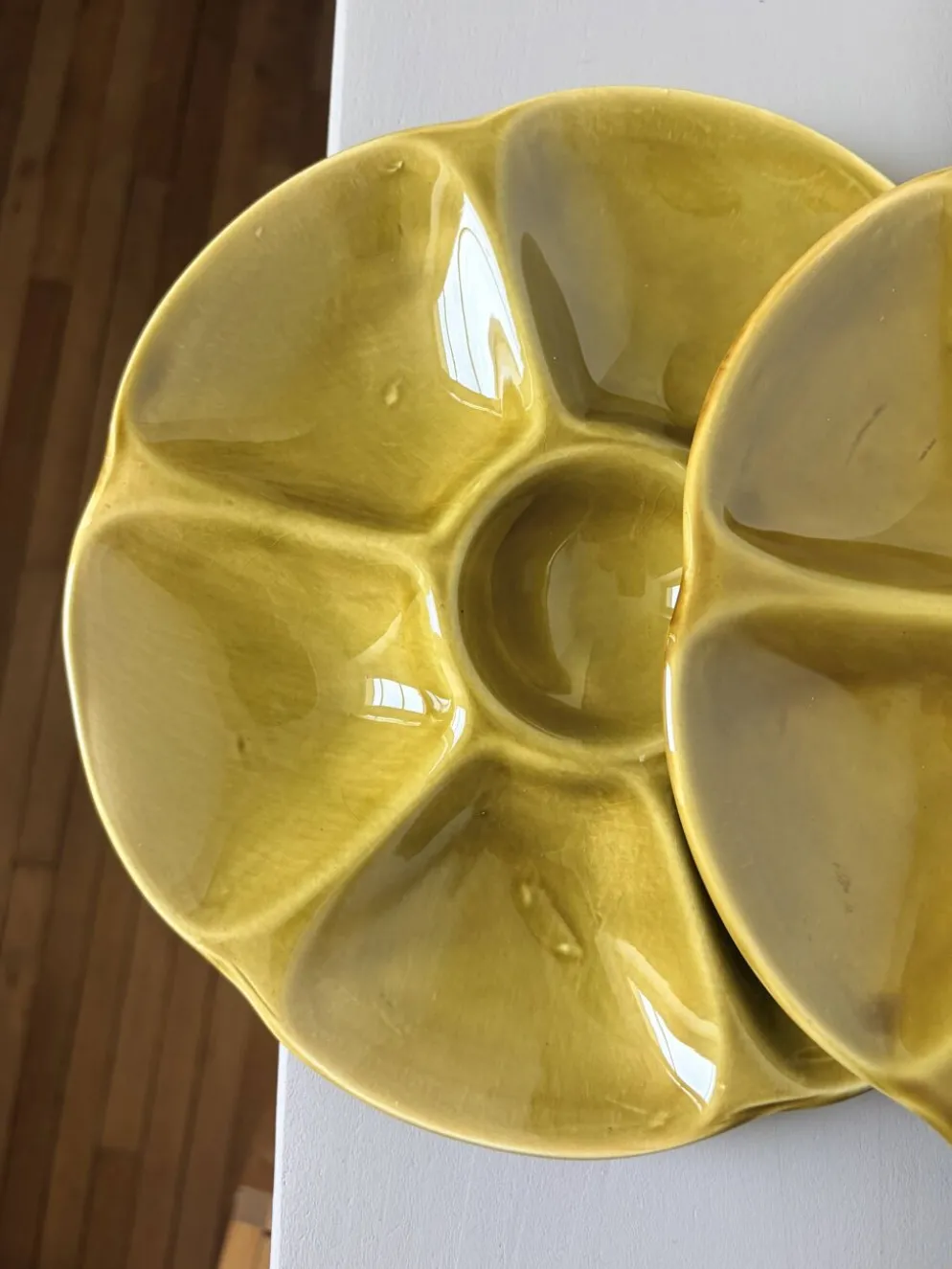 4 assiettes à huitres Gien 2106171