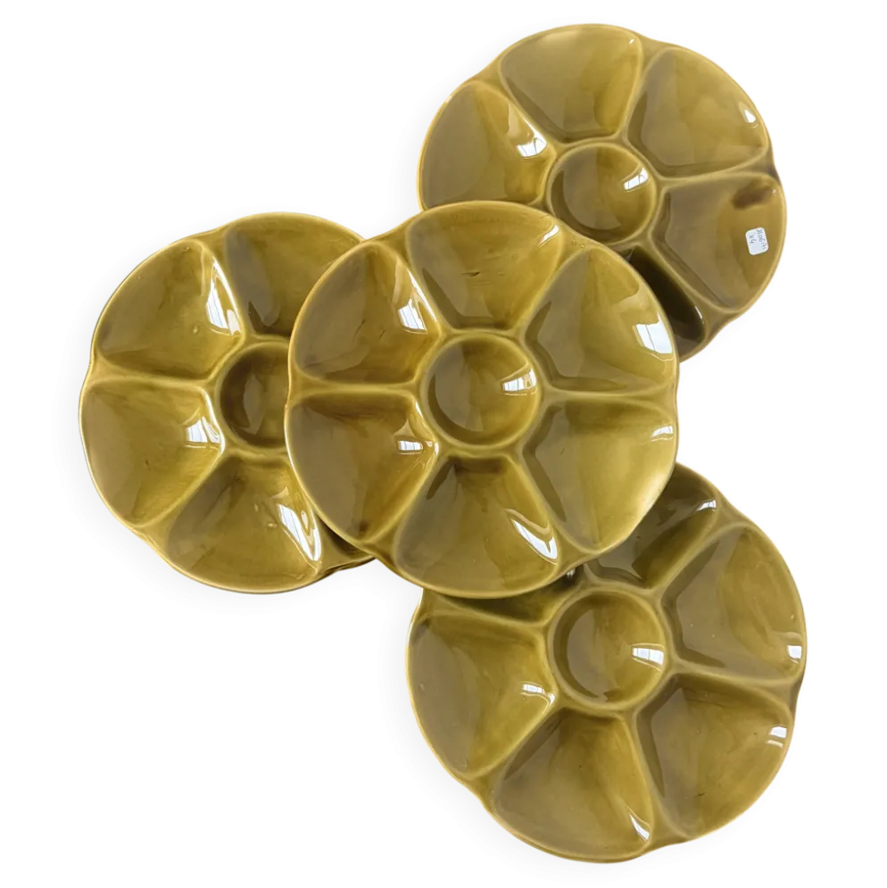 4 assiettes à huitres Gien 2106171