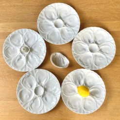 Assiettes à huitres Pillyvuyt