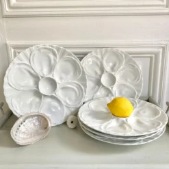 Assiettes à huitres Pillyvuyt