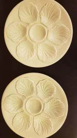 2 Assiettes à huitres Proceram années 50-60