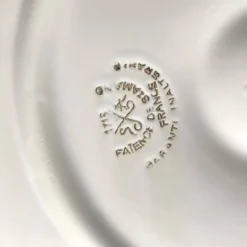 12 assiettes à huitres Saint Amand bleu ciel et blanc
