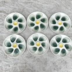 Assiettes à huitres salins France années 60