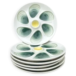 Assiettes à huitres salins France années 60