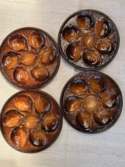 Assiettes à huitres St Clément