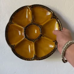 Assiettes à huitres vintage gien