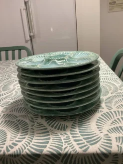 8 assiettes à huîtres