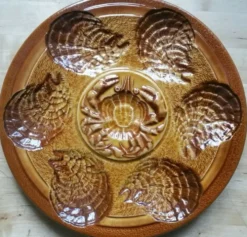 6 assiettes à huîtres
