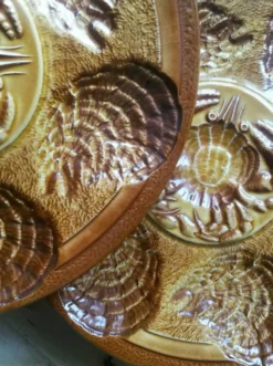 6 assiettes à huîtres