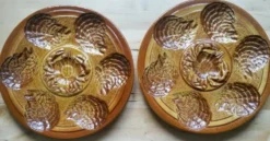 6 assiettes à huîtres