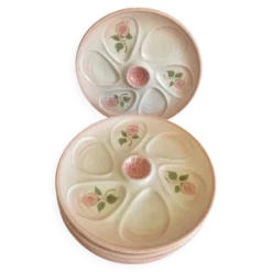 6 assiettes à huître Salins