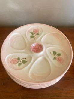 6 assiettes à huître Salins