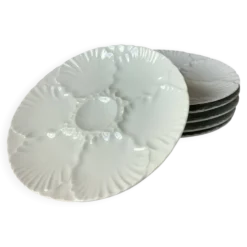 Assiettes à huîtres Bareuther Waldsassen Bavaria