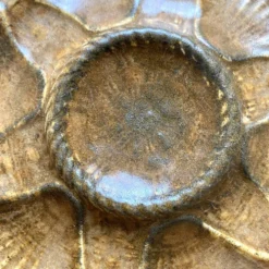 Assiettes à huîtres en grès