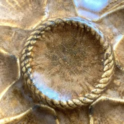 Assiettes à huîtres en grès