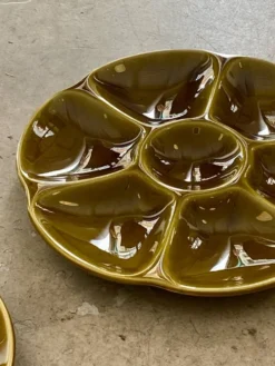 Assiettes à huîtres Gien