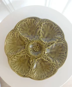 6 assiettes à huîtres Gien