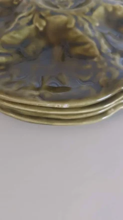 6 assiettes à huîtres Gien
