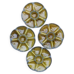 Assiettes à huîtres Gien